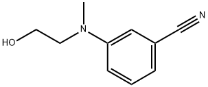 3-(N-(2-hydroxyethyl)-N-methylamino)benzonitrile Structure