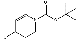 1(2H)-Pyridinecarboxylic acid, 3,4-dihydro-4-hydroxy-, 1,1-dimethylethyl ester Structure