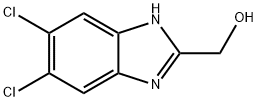 5,6-Dichloro-2-(hydroxymethyl)benzimidazole Structure