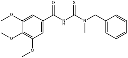 N-{[benzyl(methyl)amino]carbonothioyl}-3,4,5-trimethoxybenzamide|