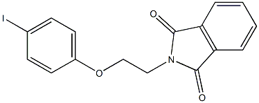 1H-Isoindole-1,3(2H)-dione, 2-[2-(4-iodophenoxy)ethyl]- Structure