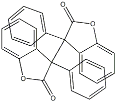 [3,3'-Bibenzofuran]-2,2'(3H,3'H)-dione, 3,3'-diphenyl- 化学構造式