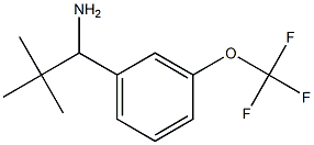 2,2-DIMETHYL-1-[3-(TRIFLUOROMETHOXY)PHENYL]PROPAN-1-AMINE Structure