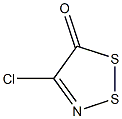 5H-1,2,3-Dithiazol-5-one, 4-chloro- Struktur