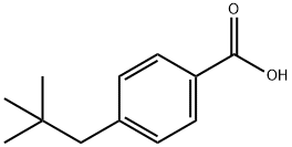 Benzoic acid, 4-(2,2-dimethylpropyl)- Struktur