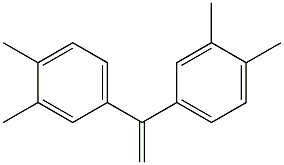 Benzene, 1,1'-ethenylidenebis[3,4-dimethyl- Structure