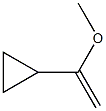 Cyclopropane, (1-methoxyethenyl)- Struktur