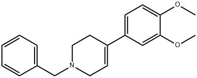 1-苯甲基-4-(3,4-二甲氧苯基)-1,2,3,6-四氢吡啶,66970-77-2,结构式