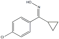 Methanone, (4-chlorophenyl)cyclopropyl-,oxime Structure