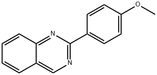 2-(4-methoxyphenyl)quinazoline Structure