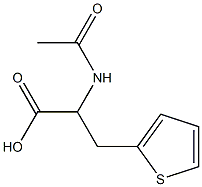 2-Acetamido-3-(thiophen-2-yl)propanoic acid,67206-07-9,结构式