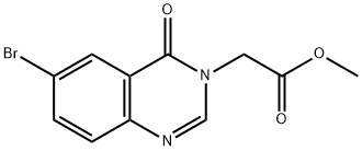 methyl 2-(6-bromo-4-oxoquinazolin-3(4H)-yl)acetate Structure