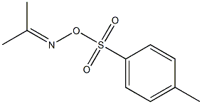 N-(4-methylphenyl)sulfonyloxypropan-2-imine 化学構造式