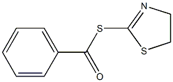 Benzenecarbothioic acid, S-(4,5-dihydro-2-thiazolyl) ester 结构式