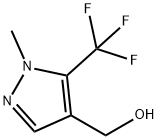 (1-methyl-5-(trifluoromethyl)-1H-pyrazol-4-yl)methanol Struktur