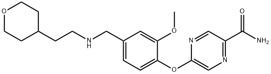 5-(2-Methoxy-4-(((2-(tetrahydro-2H-pyran-4-yl)ethyl)amino)methyl)phenoxy)pyrazine-2-carboxamide price.