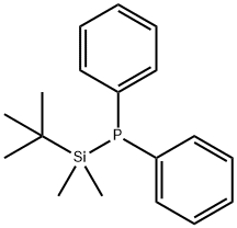 Phosphine, [(1,1-dimethylethyl)dimethylsilyl]diphenyl- 化学構造式