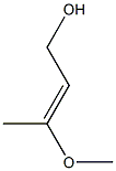 2-Buten-1-ol, 3-methoxy-, (2E)- 结构式