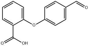 Benzoic acid, 2-(4-formylphenoxy)- Structure