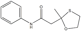 1,3-Oxathiolane-2-acetamide, 2-methyl-N-phenyl-