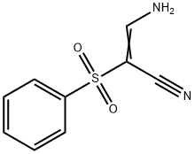 2-Propenenitrile, 3-amino-2-(phenylsulfonyl)- Structure