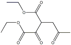 Butanedioic acid,2-oxo-3-(2-oxopropyl)-, 1,4-diethyl ester Structure