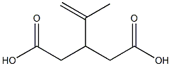 3-ISOPROPENYLPENTANEDIOIC ACID Struktur