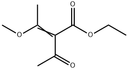 2-Butenoic acid, 2-acetyl-3-methoxy-, ethyl ester Structure