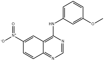 N-(3-methoxyphenyl)-6-nitroquinazolin-4-amine Structure