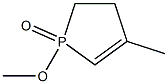 1H-Phosphole,2,3-dihydro-1-methoxy-4-methyl-, 1-oxide Structure