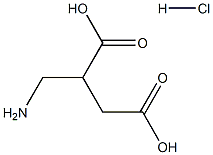 2-(aminomethyl)butanedioic acid hydrochloride Structure