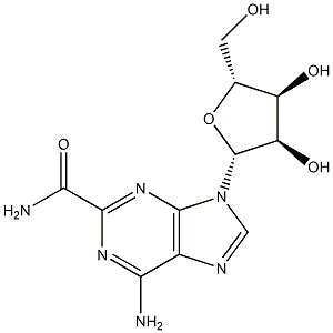 Adenosine-2-carboxamide, 70255-72-0, 结构式