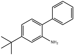 2-胺基-4-叔丁基联苯,70729-04-3,结构式