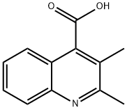 4-Quinolinecarboxylicacid, 2,3-dimethyl- Struktur