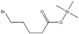 Pentanoic acid, 5-bromo-, trimethylsilyl ester Structure