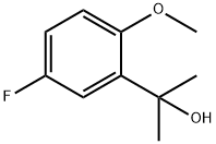 2-(5-FLUORO-2-METHOXYPHENYL)PROPAN-2-OL Struktur