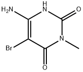 2,4(1H,3H)-Pyrimidinedione,6-amino-5-bromo-3-methyl-|2,4(1H,3H)-Pyrimidinedione,6-amino-5-bromo-3-methyl-