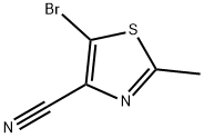 5-bromo-2-methylthiazole-4-carbonitrile Structure