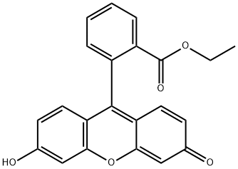 2-(6-羟基-3-氧代 - 氧杂蒽-9-基)苯甲酸乙酯, 72616-76-3, 结构式
