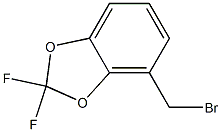 4-(溴甲基)-2,2-二氟-2H-1,3-苯并二噁唑 结构式