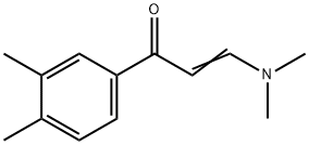 (2Z)-3-(dimethylamino)-1-(3,4-dimethylphenyl)prop-2-en-1-one 化学構造式