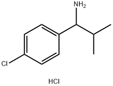 1-(4-氯苯基)-2-甲基丙烷-1-胺盐酸盐, 72954-91-7, 结构式