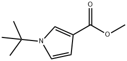 methyl 1-tert-butyl-1H-pyrrole-3-carboxylate Struktur