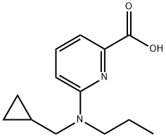 6-(Cyclopropylmethyl-propyl-amino)-pyridine-2-carboxylic acid Structure