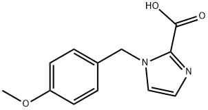 1-[(4-Methoxyphenyl)methyl]-1H-imidazole-2-carboxylic acid Structure