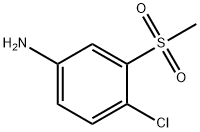 4-氯-3-甲磺酰基苯胺,73492-26-9,结构式