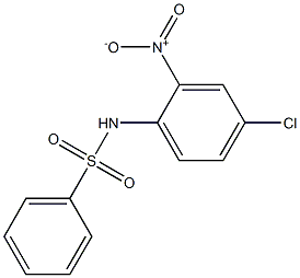 Benzenesulfonamide, N-(4-chloro-2-nitrophenyl)- 化学構造式