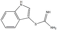 1H-indol-3-yl carbamimidothioate 结构式