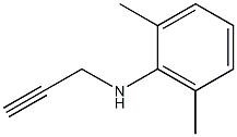2,6-dimethyl-N-prop-2-ynyl-aniline Struktur