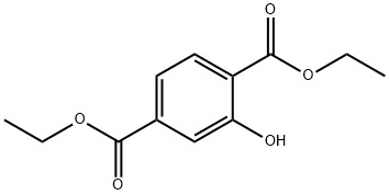 diethyl 2-hydroxybenzene-1,4-dicarboxylate 化学構造式